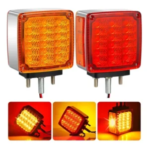 Aukmak 2 Pedestais Led 39 Amber+red, Iluminação Decorativa