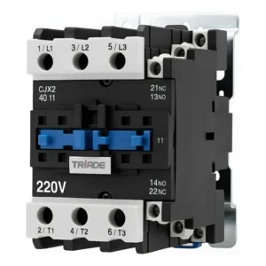 Contator Tripolar 40a Cjx2-4011 3p Ac 50/60 Hz Tríade