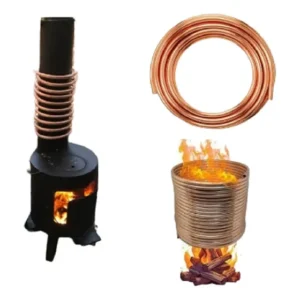 5 Metro Tubo Cano Cobre 5/8 P Fazer Serpentina Fogo A Lenha