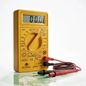 Multímetro Digital Portátil Com Display LCD Para Medição e Tensão DT830 Bateria 9v Profissional Several