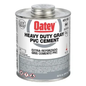 Cimento De Pvc Oatey 31105 946ml Cinza Para Tubo De Até 30 C