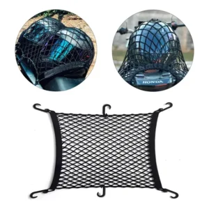 Rede Elástica Moto Bagageiro Aranha G 55 X 55 6 Ganchos