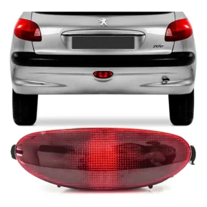 Luz Neblina Peugeot 206 Lanterna Parachoque Traseira Rubi
