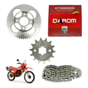 Kit Relação Transmissão Honda Xls 125 1983 A 1996 Darom