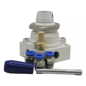 Válvula Pneumática 4/3 Vias Rotativa Centro Fechado 1/4 Bsp