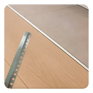 Acm Inox perfil P filete em inox 304 escovado 1m