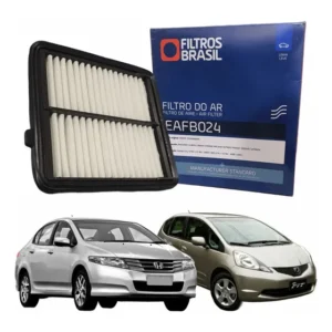 Filtro Ar Motor Honda City Fit 1.5 2009 2010 2011 2012 2013