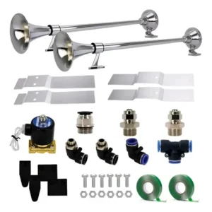 Kit Buzina Maritima 74cm Completo 12v Válvula + Conexões