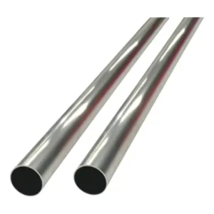 2 Tubo Barra Alumínio 40cm Redondo 16mm Ext. Churrasqueira