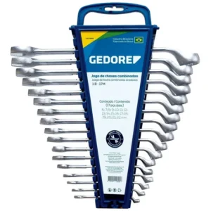 Jogo Chave Combinada 6 A 22mm Completo 17 Pçs 1b 17m Gedore