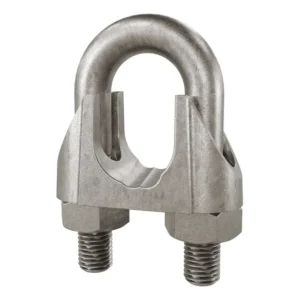 20un Grampo Para Cabo De Aço 5/16 ( 8mm) Galvanizado Din741