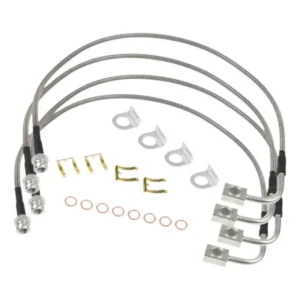 Kit De Mangueira De Freio Trançada Para Linhas De Freio,