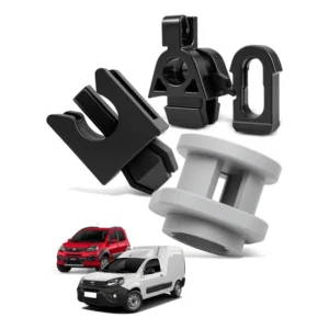 3 Grampo Presilha Suporte Vareta Apoio Capo Fiat Uno Vivace