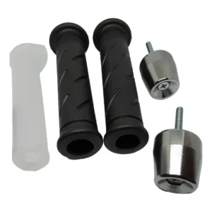 Par Manopla Titan Cg 150 Peso Pcx Universal Cromado Roldana