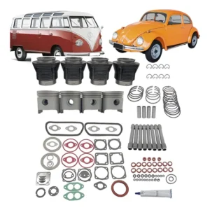 Kit Motor Camisa Pistão Anel Fusca Kombi 1500 Gasolina Junta