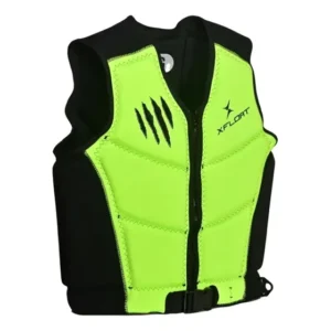 Colete Salva Vidas Neoprene Enzo 2.0 Para Esportes Náuticos Cor Verde Tamanho Eg1