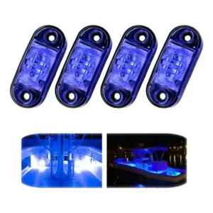 Kit 4x Iluminação Led Para Popa - Lâmpadas Barcos Lancha