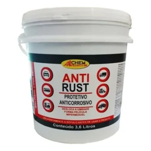 Protetor Anticorrosivo Allchem 3,6L Filme Impermeável Anti Rust