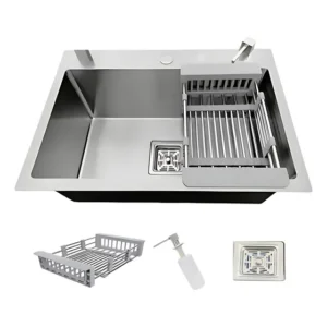 Cuba Gourmet Homefy Quadrada Aço Inox 304 Escovada 60x40cm Acessórios