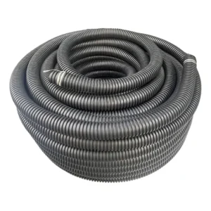 Eletroduto Corrugado 1.1/2 Pol 50mm Tubo Duto C/ Guia 50mts