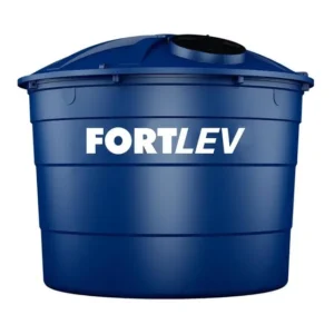 Caixa d'água Fortlev 10000L Vertical Azul Polietileno Protegida UV
