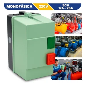 Chave Magnética Partida Monofásica 220V 17-25A 3CV Autack