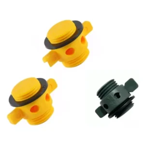 Kit C/3un Bujão/tampão De Viveiro P/ Barco C/ Vedação 25mm