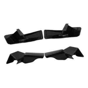 4x Rv Gutter Spouts Rainwater Protector Left And Right Black