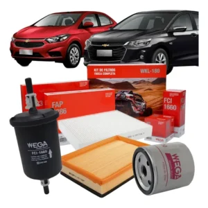 Kit De Filtros Gm Onix Prisma 1.0 1.4 12/20 Wkl180 Wega