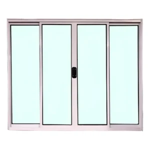 Janela De Alumínio 4 Folhas 100x150 Branco