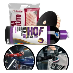 Hof Polidor Brilho + Boina Corte Pesado Pirulito 5 Lincoln