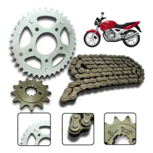 Kit Relaçao Cbx 250 Twister 2001 A 2008 Aco 1045 C/ Inmetro