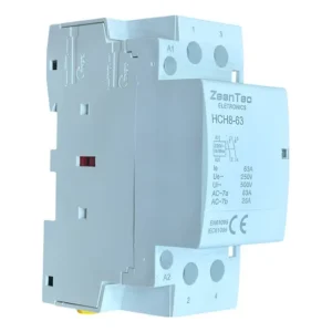 Contator Modular Bipolar 63a 2 Polos 2 Na 220v/110v Zeentec