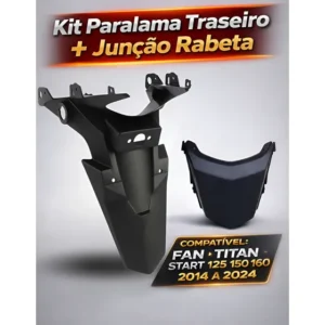 Paralama Traseiro Rabeta Junção Fan Titan Start 125 150 160