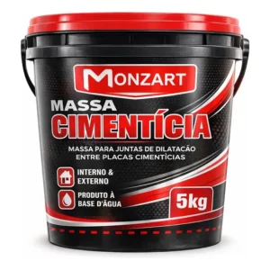 Massa Cimentícia 5kg Monzart - Massa Pronta
