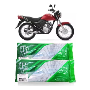 Raio Inox Bace Moto 4mm Honda Cg Titan 125 150 160 Ks Es Esd