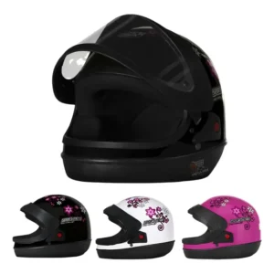 Capacete Feminino Fechado Sport Moto For Girls Pro Tork C/nf