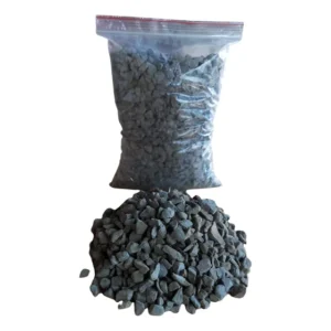 1,5 Kg Pedra Brita Meia Cinza Lavada Para Vasos E Jardim