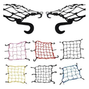Rede Elástica Para Capacete E Bagageiro De Moto 35cm X 35cm