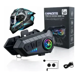 Eps-2592 Fone De Ouvido De Capacete Moto Bluetrooth Controle De Voz