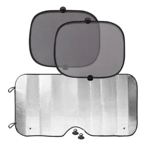 Kit Protetor Painel Parabrisa Parasol + Duplo Protetor Solar