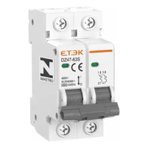 Disjuntor Bipolar 6a 10a 16a 20a 25a 32a 40a 50a 63a Etek