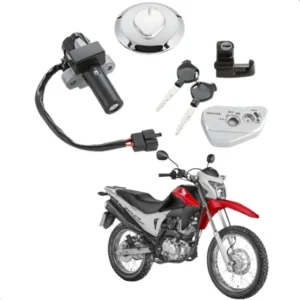 Kit Trava Chave Ignição Honda Miolo Nxr150 Bros 2011 À 2015