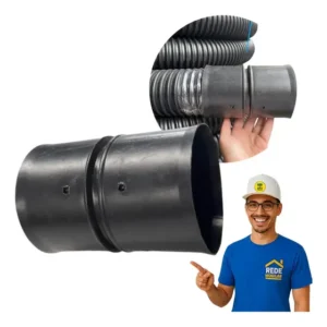 Luva Para Drenagem 100mm Pead Uso Obras E Terrenos