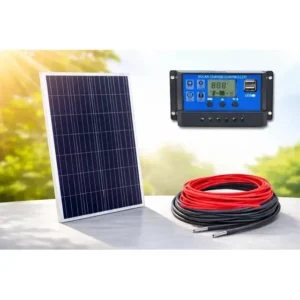 Kit Energia Solar Ztroon com Placa Monocristalina 160W e Controlador 30A