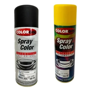Kit Spray Seladora Plastico E Amarelo Imperial - Colorgin