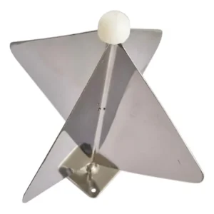 Refletor De Radar Em Aço Inox Top Fixo Pequeno Lancha