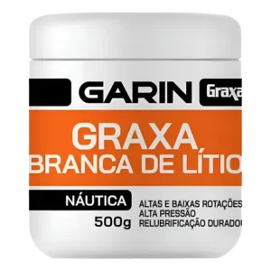 Graxa De Lítio Branca Garin Náutica Resiste A Água - 500g