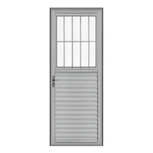 Porta De Alumínio 210x80 Brilhante (escolher Modelo) Linh.25