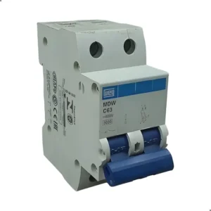 Disjuntor Bipolar 63A Curva C WEG